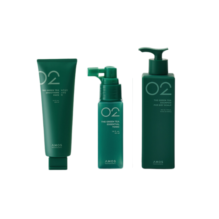 مجموعة الشاي الأخضر الكاملة - 3 قطع