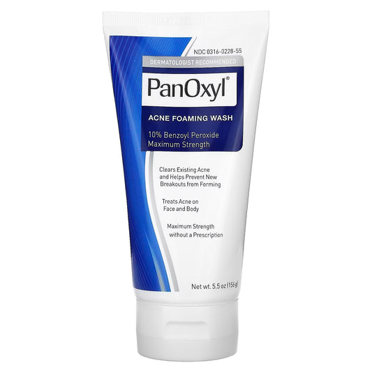 Acne Creamy Wash + PanOxyl, Acne Foaming Wash