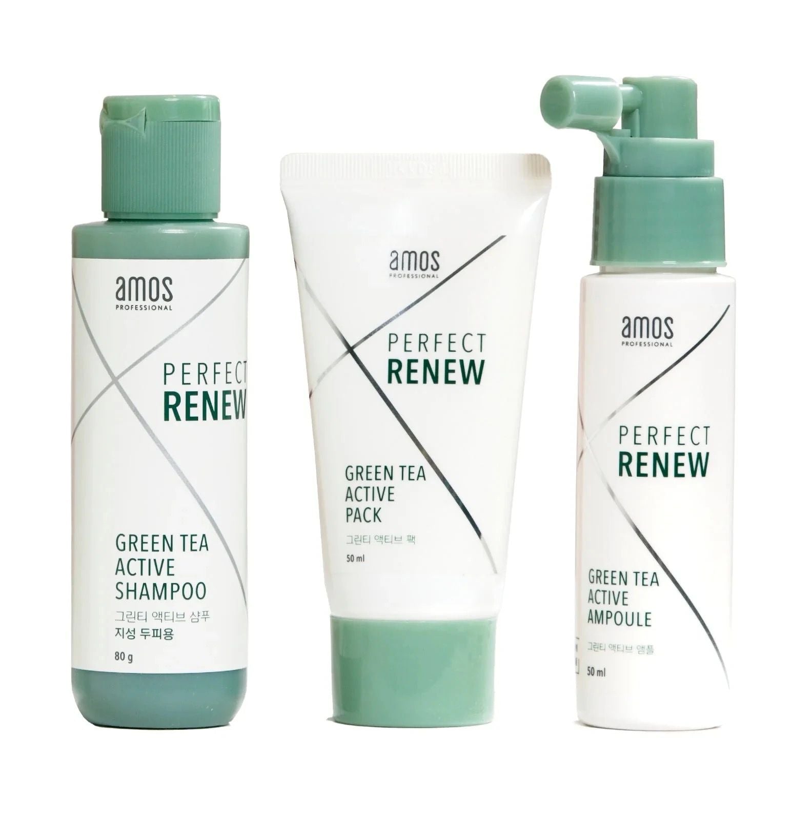 Amos green tea active ampoule trial set All About Beauty